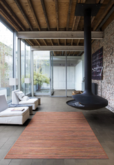 Brighton Multicoloured Striped Indoor Outdoor Rug - Pendle Village Furniture